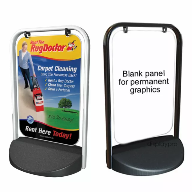 Swinger Pavement Sign Outdoor A-board Display Stand 2