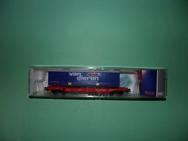 Roco Wagon Kangourou + Remorque GARTNER OBB 66700 – Neuf, échelle HO