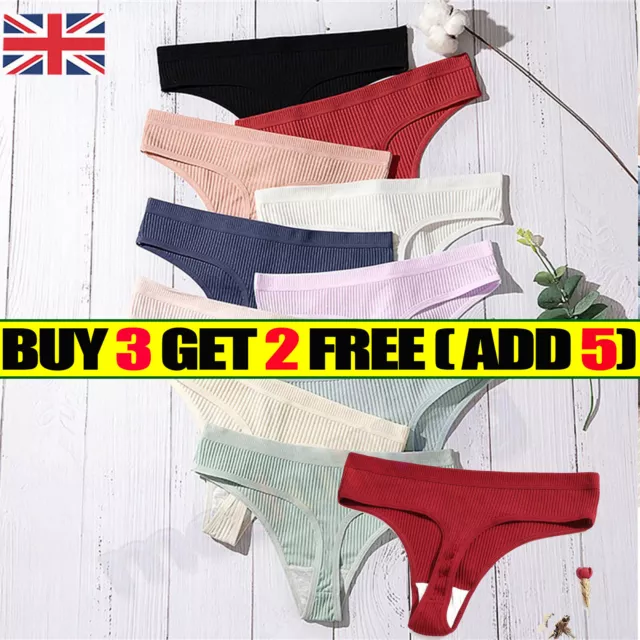 WOMEN SEXY COTTON Panties Solid Color Underwear Simple Style Briefs Low  Waist Br £12.59 - PicClick UK