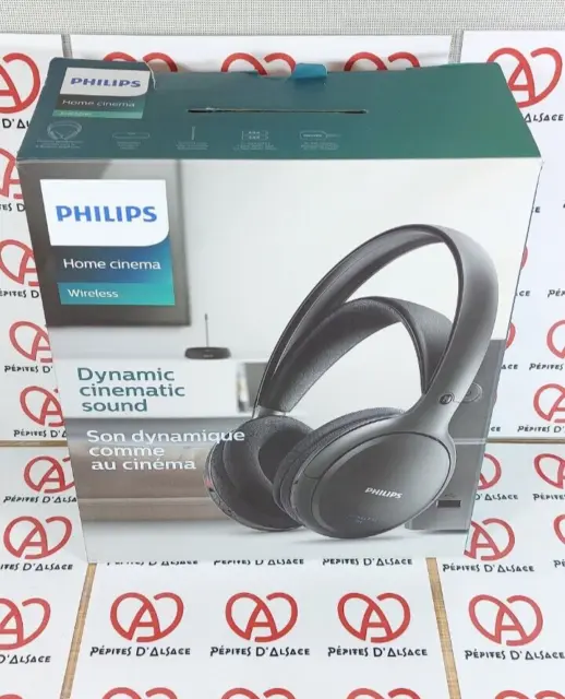 Philips SHC5200 Casque Circum-Aural Sans Fil FM Home Cinéma TV Audio Maison TTBE