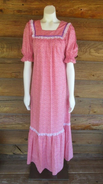 VTG Liberty House Sun Babies Honolulu Hawaii Long Pink MuuMuu Size 3 Juniors