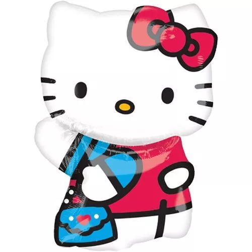 XL Folienballon Hello Kitty mit Tasche Helium Luftballon Ballon