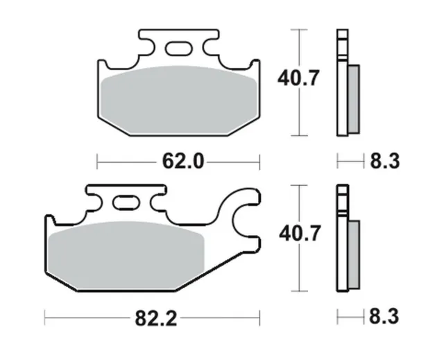 les plaquettes de frein TRW MCB787SI