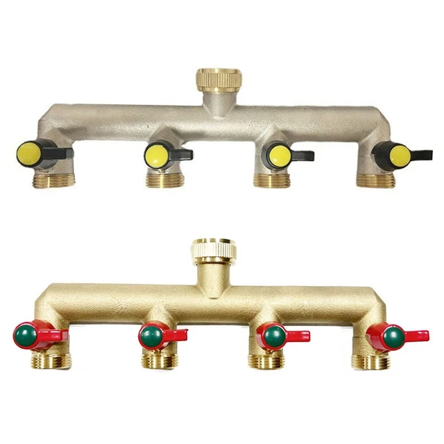 4-way Distributor Garden Hoses 3/4 Inch Garden Hose Connector High Pressure