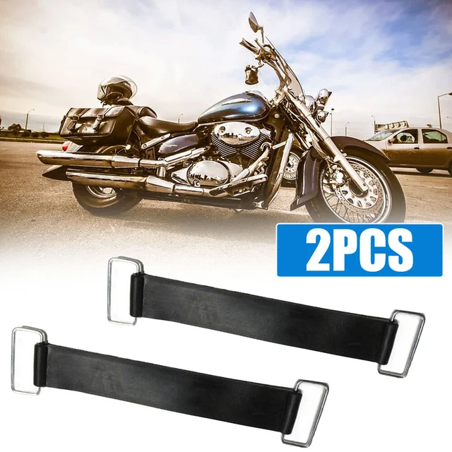 2X Motorcycle Battery Strap Battery Tape Holder Belt Tool Accessories Universal