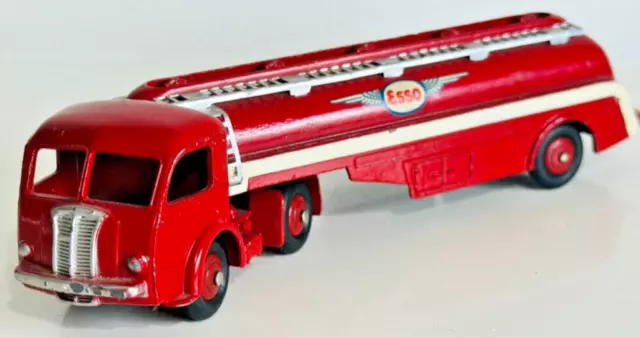 Dinky Toys Tracteur Panhard, Remorque Citerne Esso Titan, Jouet Vintage