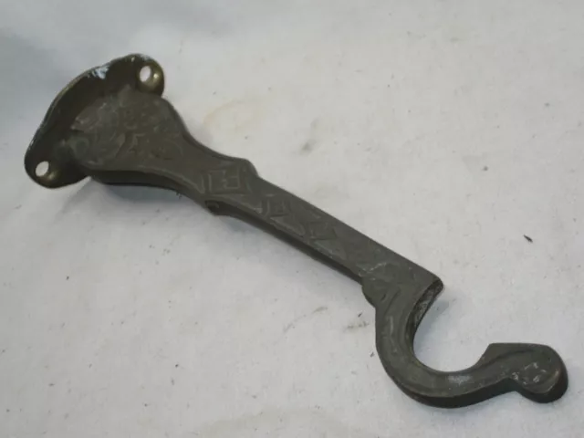 vintage antique ornate metal plant cage hanger hook 9 inch decorative hardware