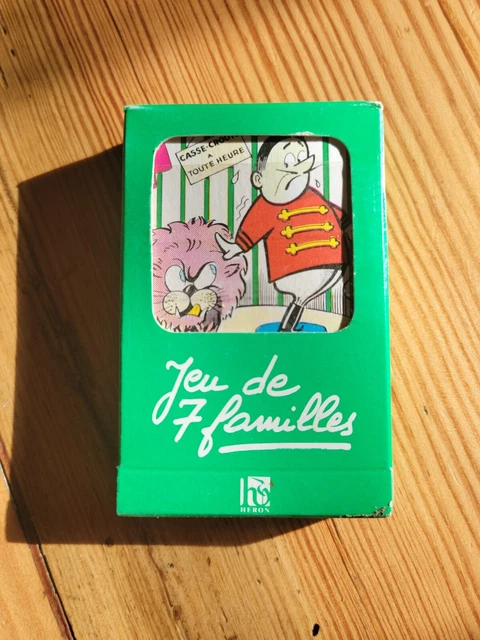 Jeu De 7 Familles Heron Thème Cirque Cartes Vintage 🦁👘 🥳