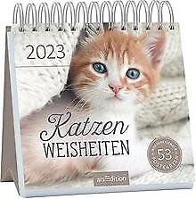 Postkartenkalender Katzenweisheiten 2023: Dekorativ... | Buch | Zustand sehr gut