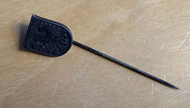 Vintage German Hat Stick Pin Coat of Arms HEILBRONN