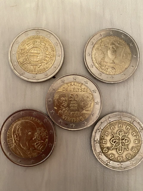 Pièces De 2€ Rares