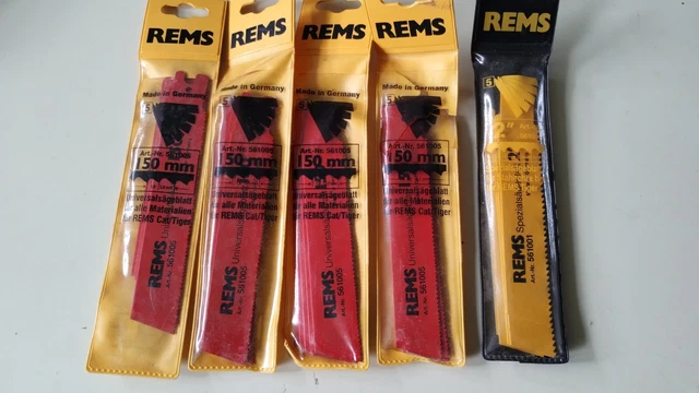 Lama universale REMS. 3x 5 pz. 561005 per tutti i materiali 15 pz.