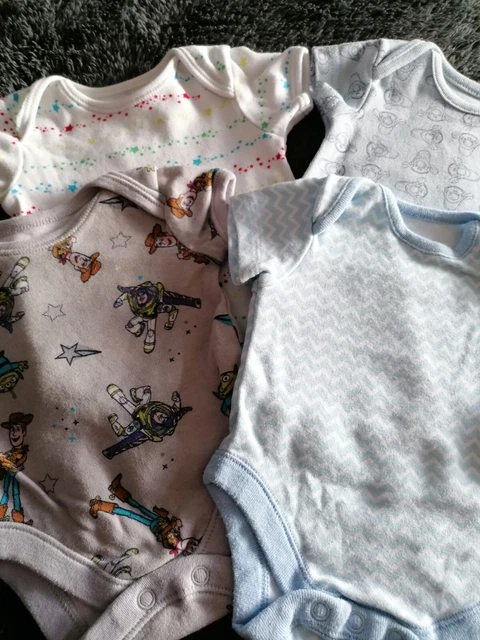 Boys newborn and first size vests tiny bundle various colours and designs