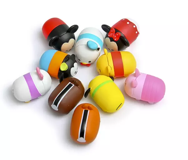 10PCS/SET New Disney TSUM TSUM Mini Mickey Minnie Action Figures PVC Toys Dolls 2