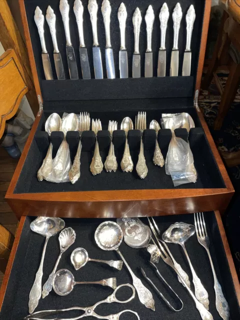 Vintage Silver plate Silverware Set WILKENS 90 OSTFRIESEN, Handseat 90, Rostfrei
