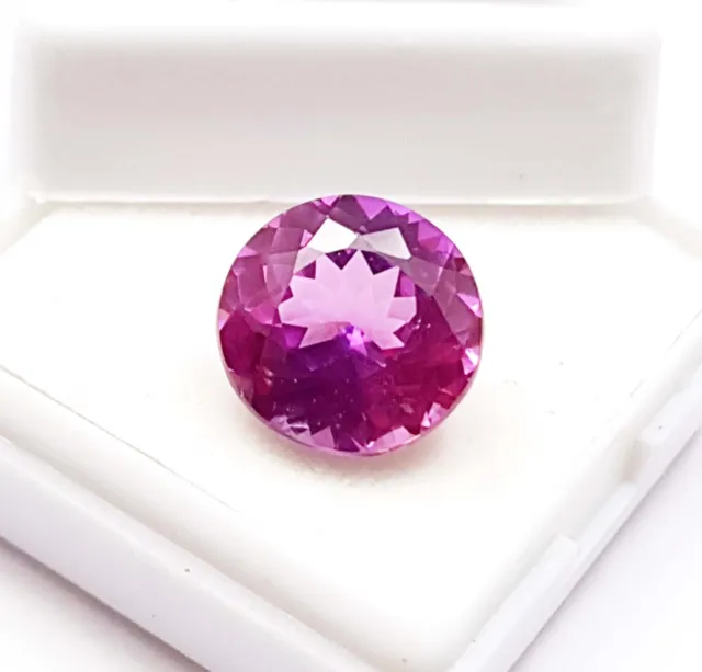 10.10 Ct Extremely Rare Natural Purple Tanzanite Round Cut Loose Gemstone
