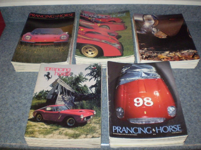 PRANCING HORSE Magazine 1 - 100 Collection Ferrari Club 250 275 330 365 F1 LOT