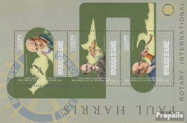 Briefmarken Guinea 2013 Mi 9982-9984 Kleinbogen postfrisch Vögel