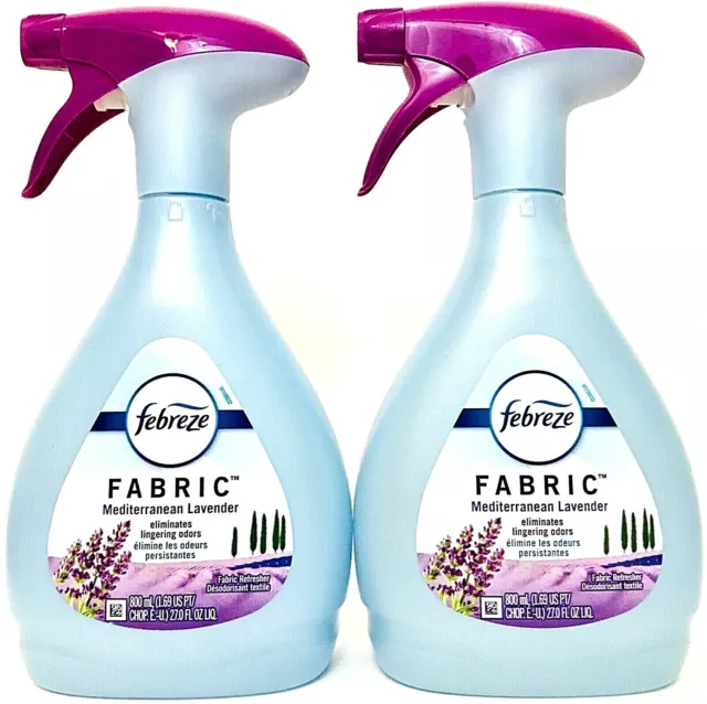 Febreze Fabric Refresher, Odor Eliminator Extra Strength + Unstopables,  Fresh Scent, 27 Fl Oz (Pack of 2)