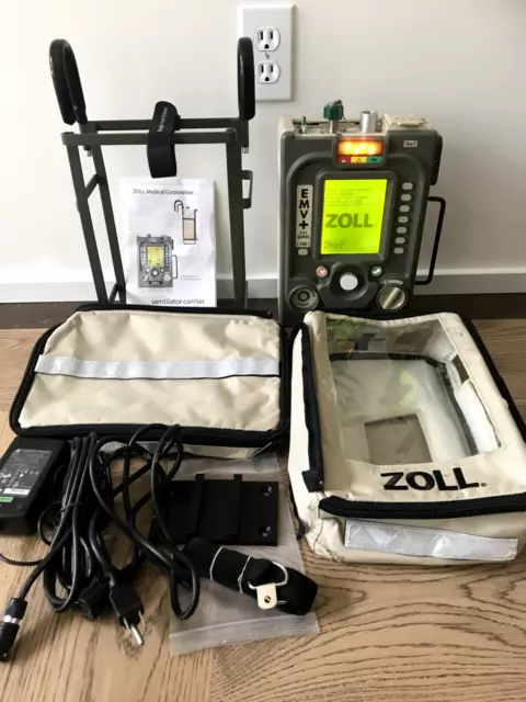 Zoll 731 EMV+ Ventilator -  Includes Ventilator + Carrier +Case +Power  Supply
