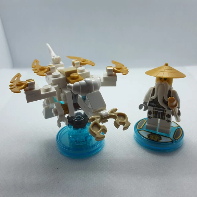 LEGO NINJAGO SENSEI Wu Hama Perler Bead Designs Completed Custom 