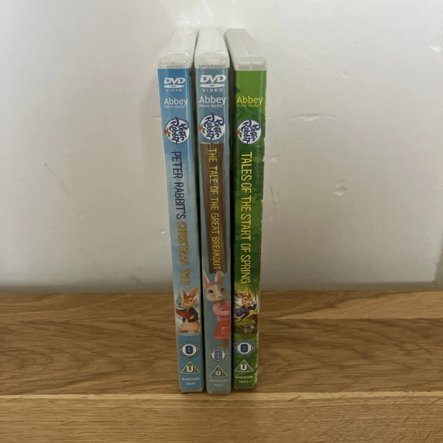 PETER RABBIT KIDS TV Series bundle of x3 DVDs as seen on CBeebies £4.99 ...