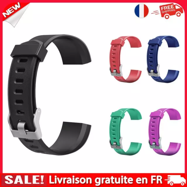 fr 20mm Loop Band Colorful Silicone Watch Band Strap Portable Soft for ID115Plus