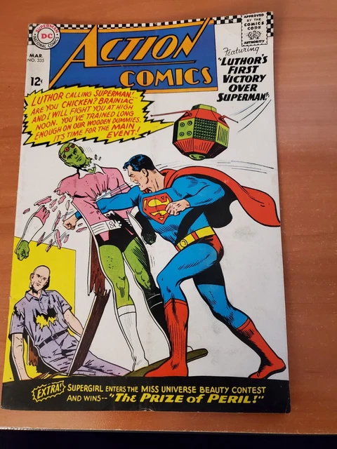Action Comics 335 VG / Luthor Brainiac  Supergirl / (1966)