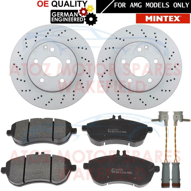 Disques De Frein Avant & Arrière MTEC Pour Nissan Patrol 2.8TD 3.0 Di - Neufs Perforés Rainurés