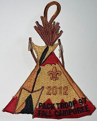 BSA 2012 Pack Troop 97 Fall Camporee Patch Used A864
