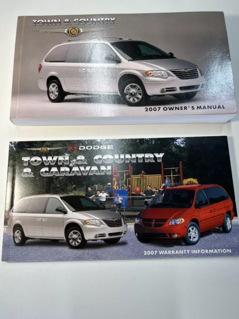 2007 Chrysler Town & Country Owners Manual And Warranty Info With Case OEM 07
