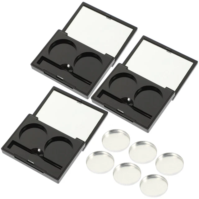 Plastik Doppelbox Lidschattenbox Mädchen Aluminium Weißblech