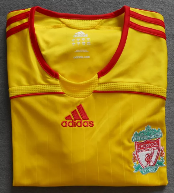 FC Liverpool Trikot - Adidas gelb Größe L - Saison 2006/07 - Auswärtstrikot  Neu