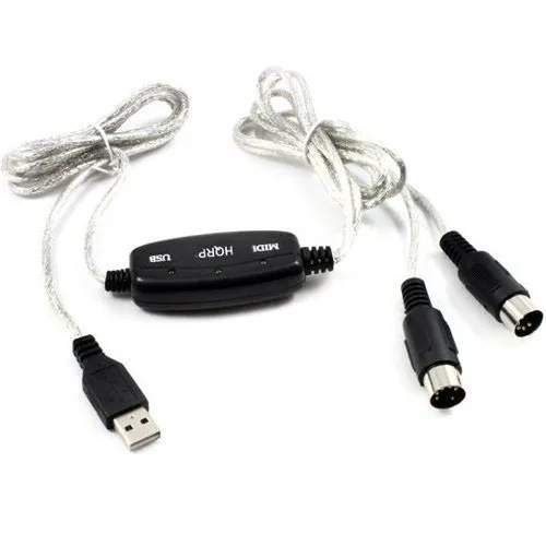 HQRP USB Entrée-sortie Midi Interface Câble Convertisseur PC À Musique Clavier