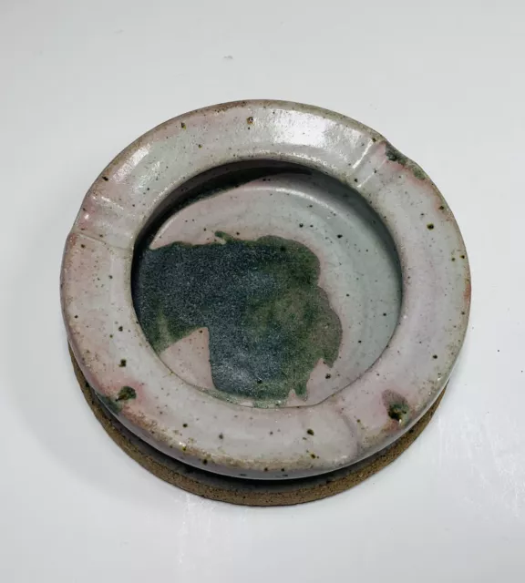 Martin Branch Eire Studio Pottery Pin Trinket Dish/ Ashtray Embossed Irish