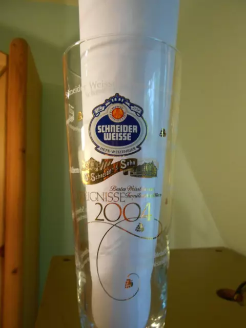 Weizenglas, Bierglas, Weißbier-Stutzen, Schneider Weisse, Ereignisse 2004