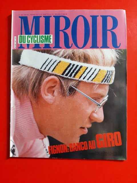 1984 miroir du cyclisme n°351 LE GIRO FIGNON DE GRIBALDY AMSTEL LA VUELTA