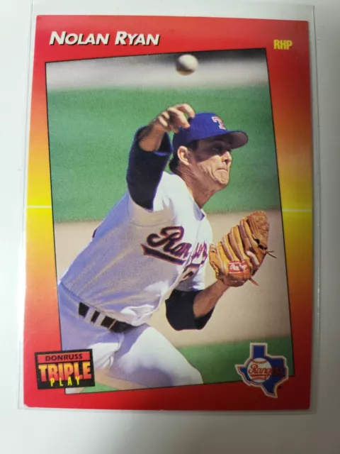 1992 Donruss Triple Play Nolan Ryan card #22