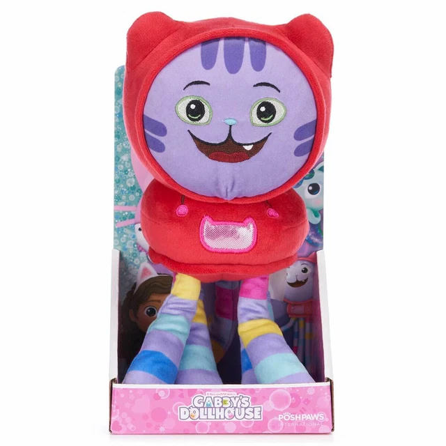 NEW POSH PAWS Gabby's Dollhouse 25cm DJ Catnip Soft Plush Toy £18.95