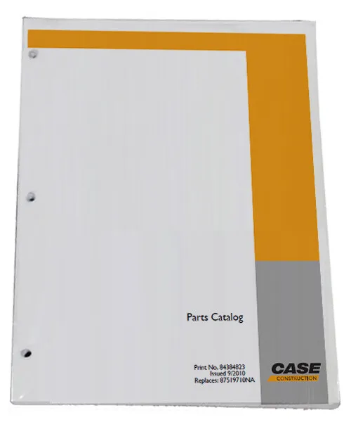 CASE 580 Super L, 580SL Loader Backhoe Parts Catalog Manual - Part # 7-3352