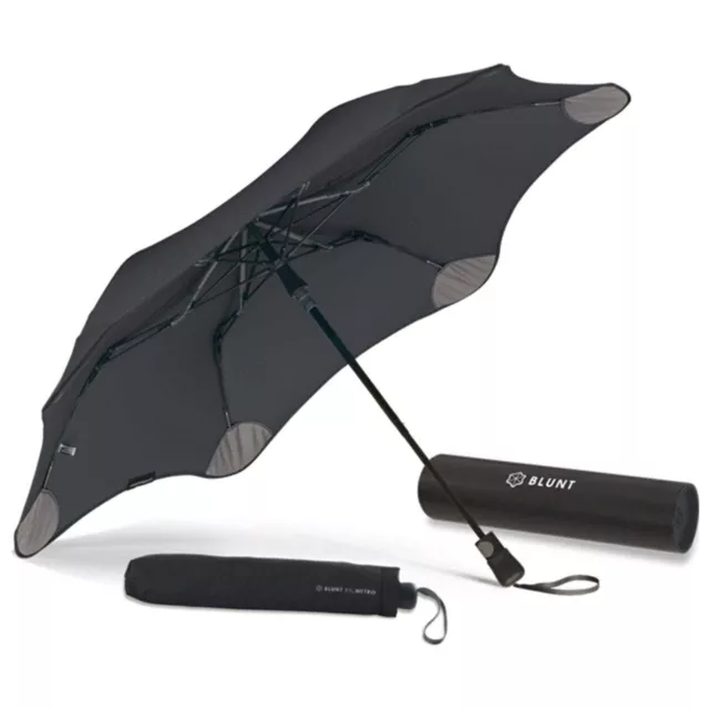 Collapsible Auto-open Pocket Umbrella BLUNT XS_METRO Black