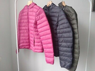 EX M&S Recycled Lightweight Quilted Short Hooded Jacket with Zipped Pockets