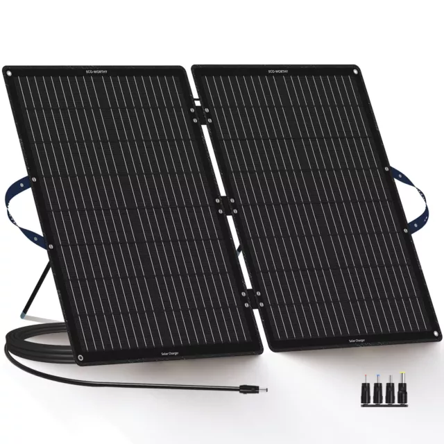 100W 12V faltbares tragbares solarpanel für Powerstation Wohnmobil Camping