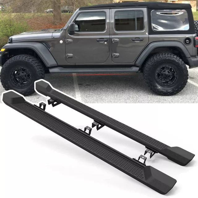 RUNNING BOARDS FOR 20182024 Jeep Wrangler JL & Unlimited 4 Door Side