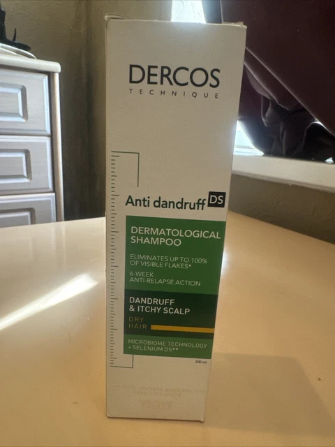 Vichy DERCOS Anti-Dandruff Shampoo For Dry Hair 200ml (0262)