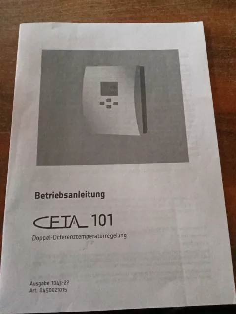  CETA 104 Heizungsregler für einstufige oder  modulierende Wärmeerzeuger (OpenTherm), Direktheizkreis und Warmwasser