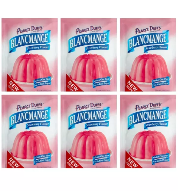 Pearce Duff's Strawberry Blancmange 41g  PACK OF 6