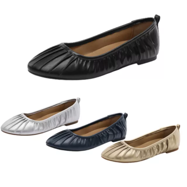 Dream Pairs Women Classic Round Toe Slip On Flats Shoes Comfort Ballet Flats