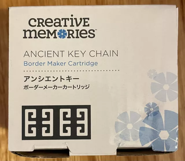 Creative Memories Ancient Key Chain Border Maker Punch Cartridge BMC - NEW