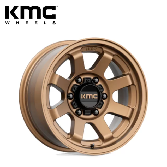 (1) New 17" KMC KM723 Trail Matte Bronze Wheel Rim 17x8.5 6x5.5 / 6x139.7 00mm